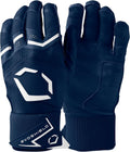 EvoShield Carbyne Adult Batting Gloves with Strap - Navy Small