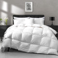 Lightweight Down Feather Fibers Comforter Twin Size - Cooling Soft