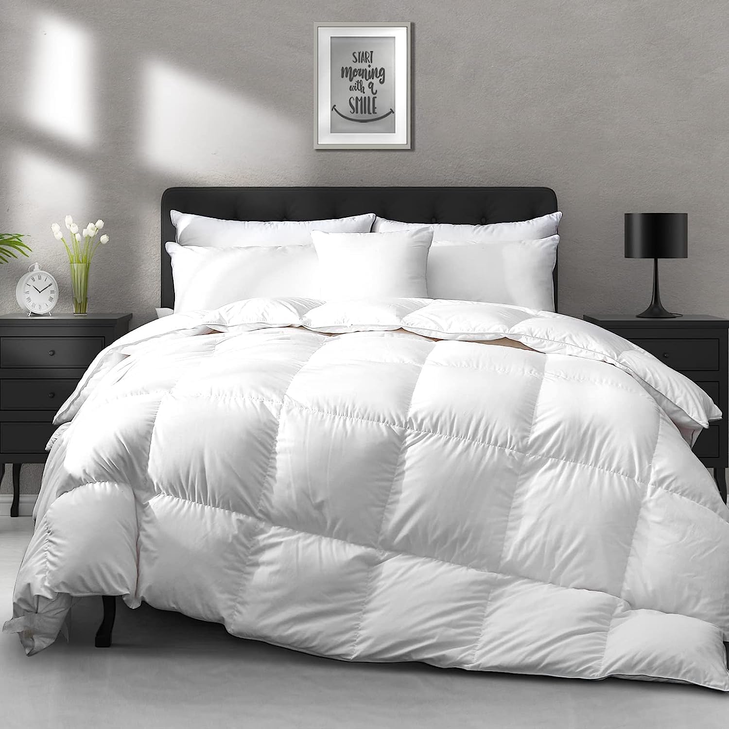 APSMILE Lightweight Down Feather Comforter for Hot Sleepers