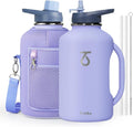 Trebo 64oz Insulated Water Bottle with Handle - Big Capacity Cold/Hot