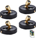 HOFUY 4-Pack Battery Powered LED Spotlight for Art Display