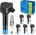 PHILTOP Ignition Coil Pack and Iridium Spark Plugs Set of 6 - Reliable