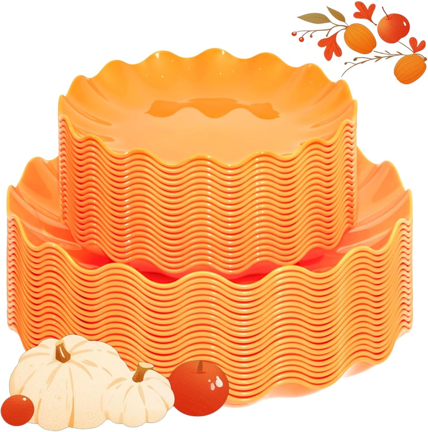 Heavy Duty Thanksgiving Plates for Elegant Gatherings and Events