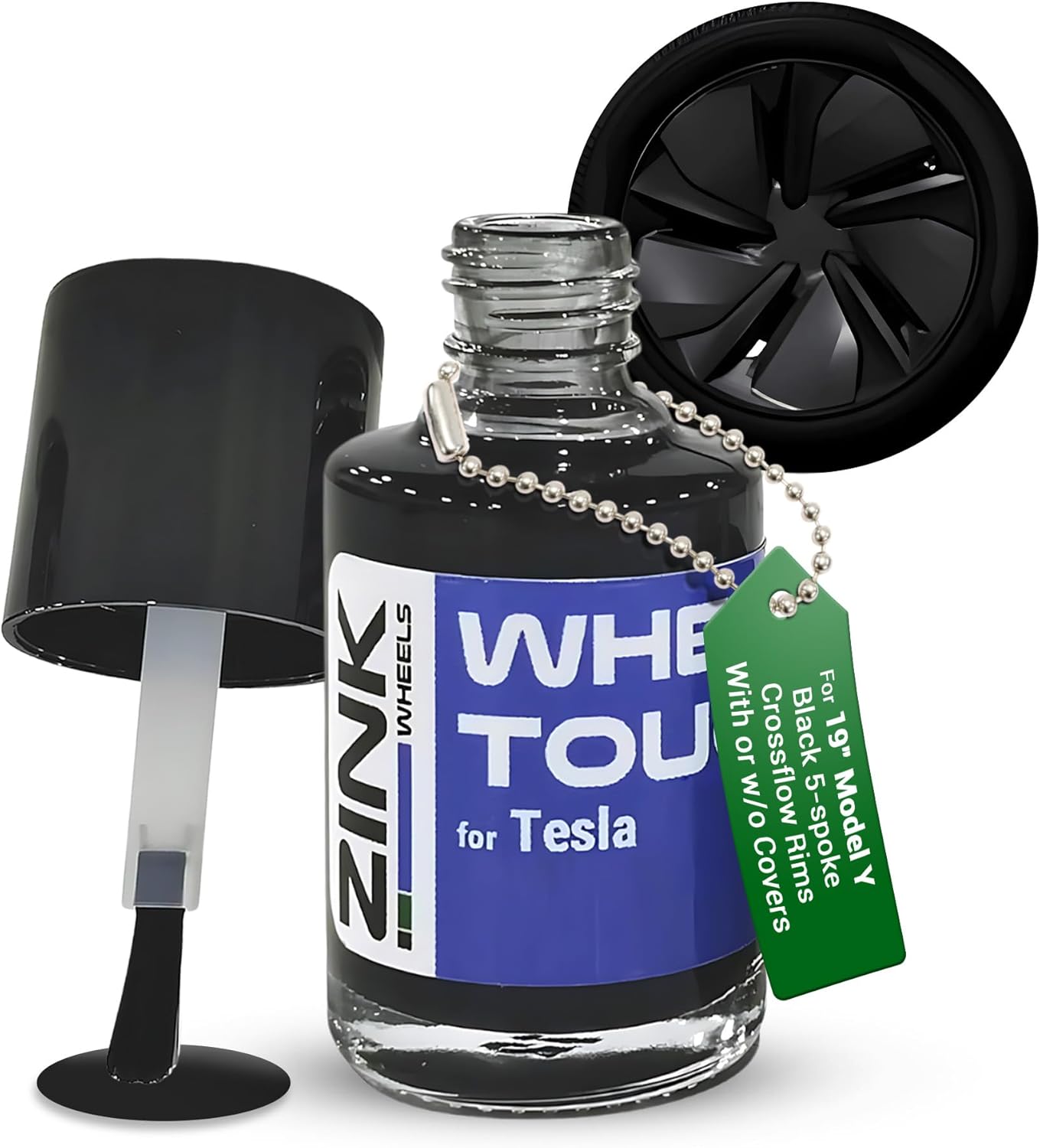 Premium Tesla Wheel Touch Up Paint for Model Y Black Rims