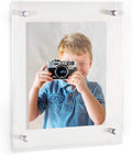 Floating Acrylic Frame for Pictures up to 20x28 in - Floating Display