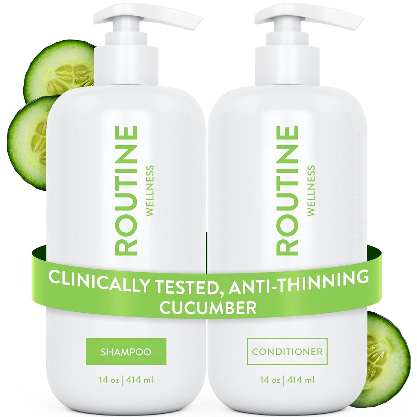 Routine Wellness Anti-Thinning Shampoo & Conditioner Set for Hair