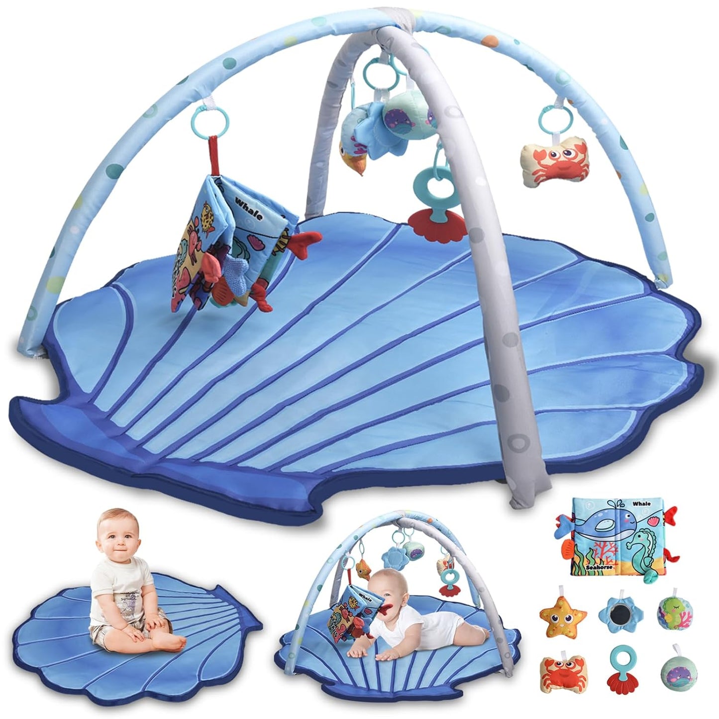FBesteam Baby Gym Mat: Boosts Brain Development!