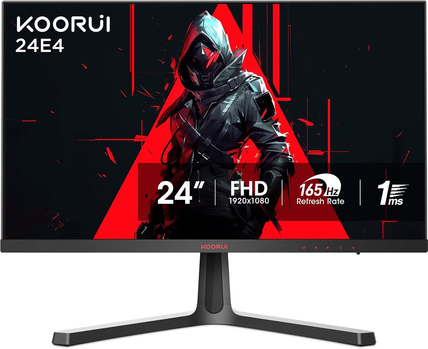 Immerse in 165Hz Gaming - KOORUI 24'' FHD Monitor