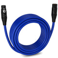 LyxPro 50 ft XLR Microphone Cable Balanced Male to Female - Pro Audio