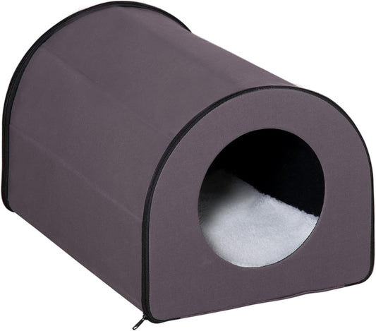 PawHut Heated Cat House: Cozy Winter Shelter