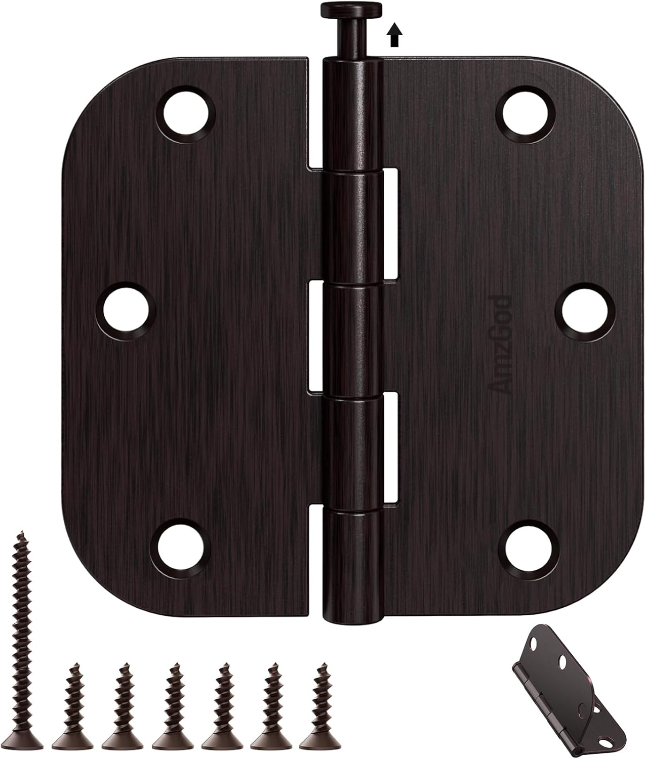 Oil Rubbed Bronze Door Hinges - 30 Pack for Easy Installation