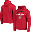 NFL Youth 8-20 49ers Team Color Performance Pullover Hoodie - Red
