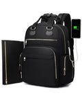 Diaper Bag Backpack with 17 Pockets - Organized Travel Baby Bag