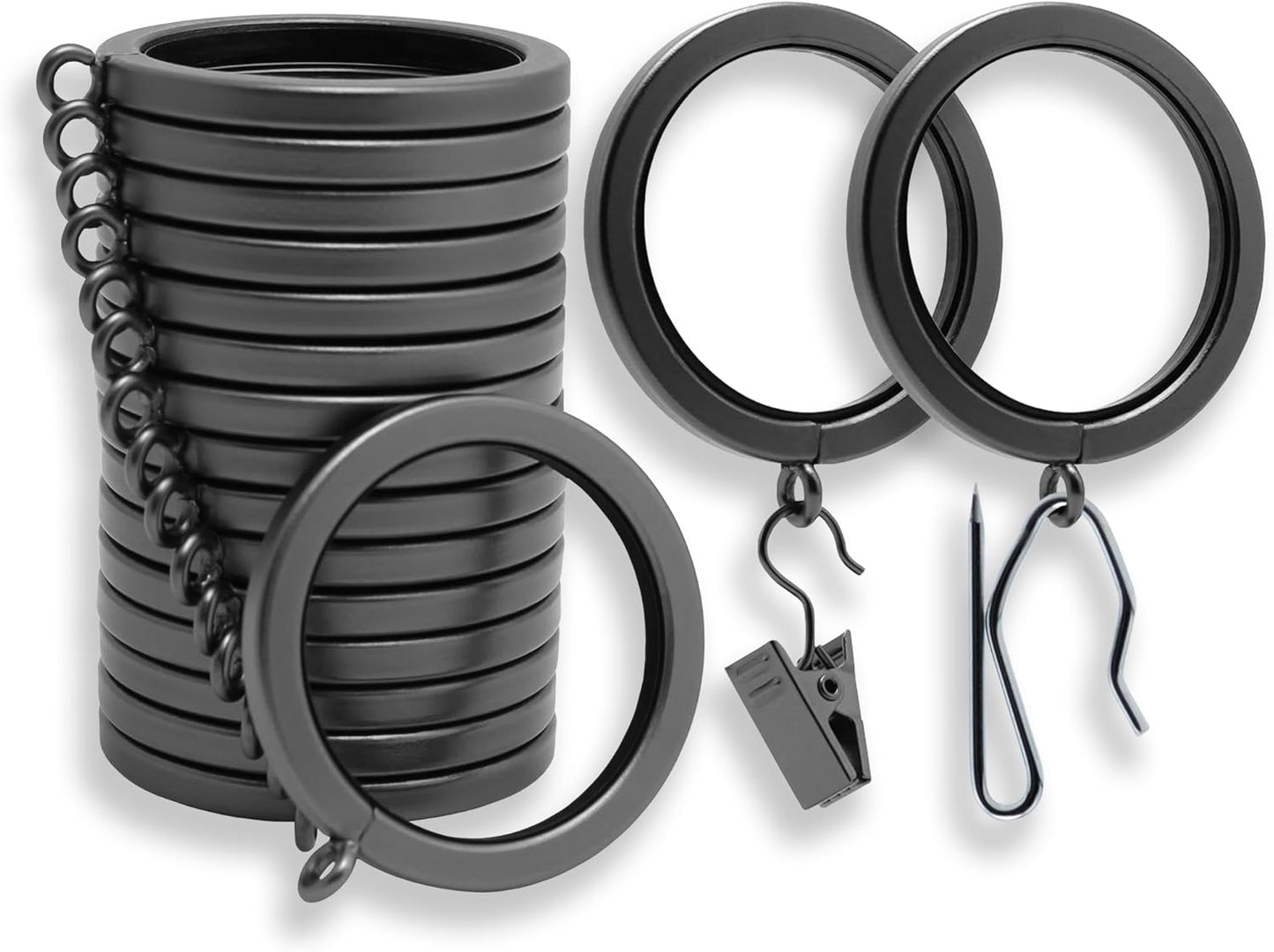 BlastHome Luxury Curtain Rings for Stylish Home Decor