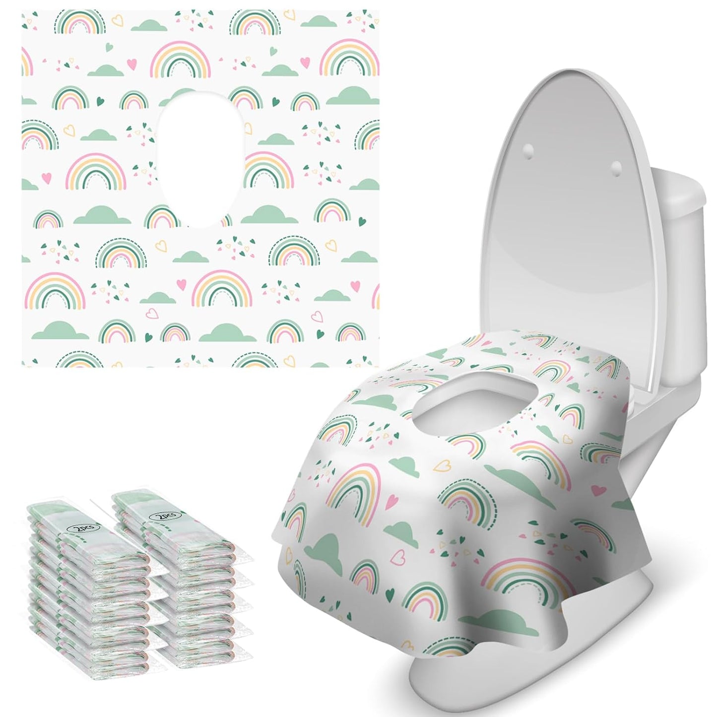 Blissful Diary Disposable Toilet Seat Covers - Portable and Waterproof