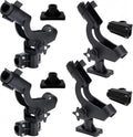 Adjustable Rotatable Plastic Fishing Rod Mount Rack Holder - Kayak Kit