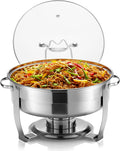 Chafing Dish for Buffet Set - Elegant 4.5 Qt Food Warmer