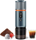 CONQUECO Portable Espresso Maker: Self-Heating, 8 Cup, Battery-Powered for On-the-Go Espresso