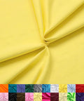 Poly Cotton Fabric 60in Wide Roll - Yellow 50 Yard