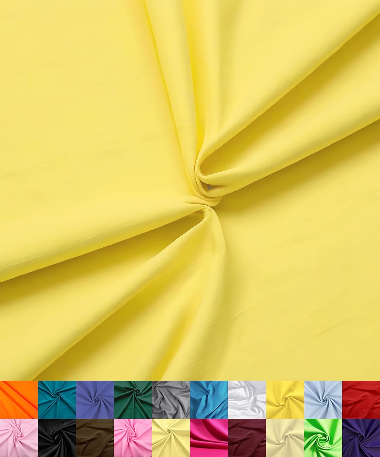 Barcelonetta Poly Cotton Fabric for Sewing - Lightweight & Breathable
