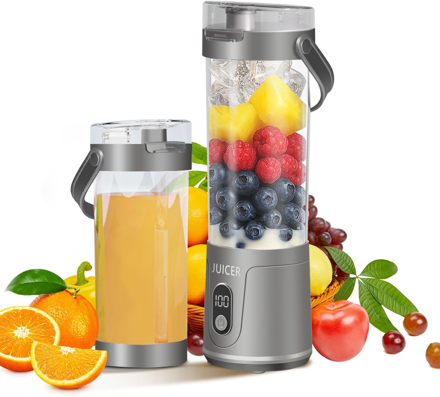 Portable Personal Electric USB Juicer for Smoothies and Shakes