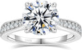 Moissanite Engagement Rings for Women - D Color VVS1 Sparkle comes