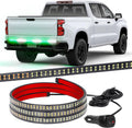 48 in Tailgate Green White Emergency Light Strip - Visible Rear