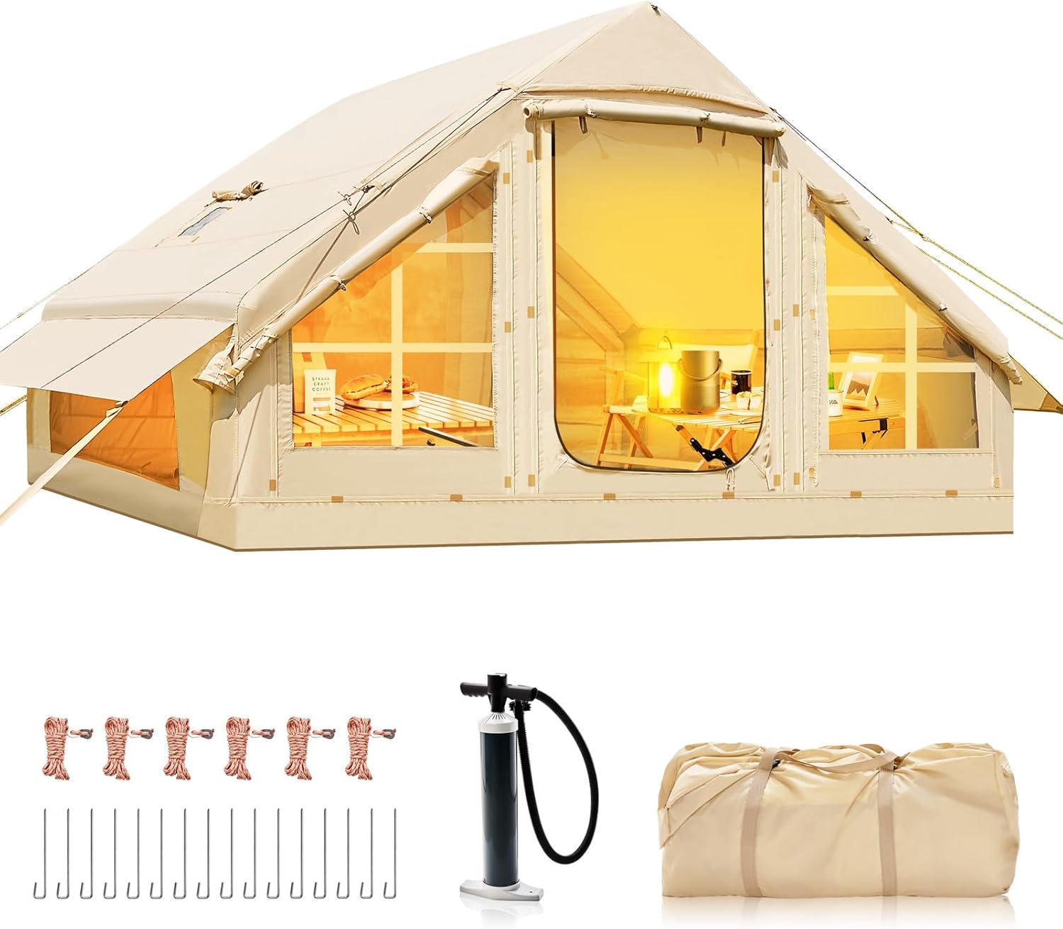 Easy Setup Waterproof Inflatable Camping Tent