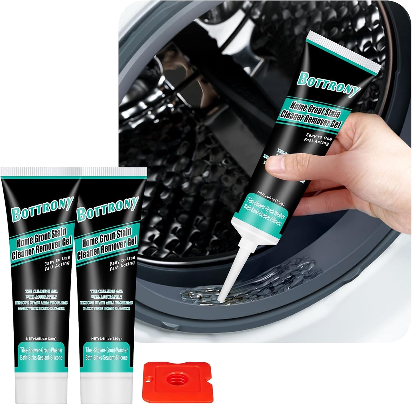 Stain Remover Gel 2-Pack - Ultimate Household Cleaner by BOTTRONY