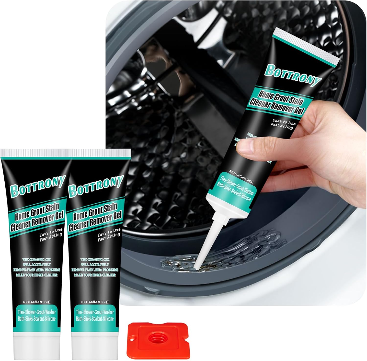 Stain Remover Gel 2-Pack - Ultimate Household Cleaner by BOTTRONY