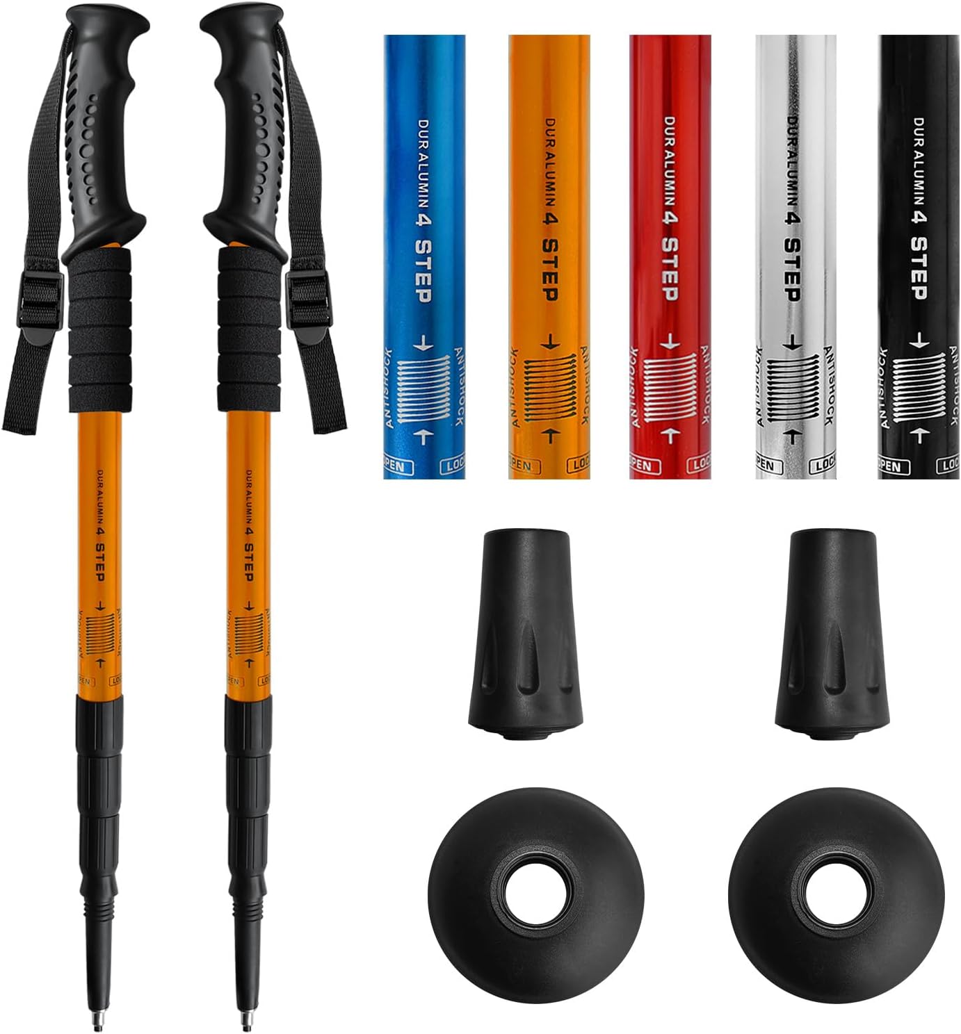 Lightweight Telescopic Trekking Poles for Youth