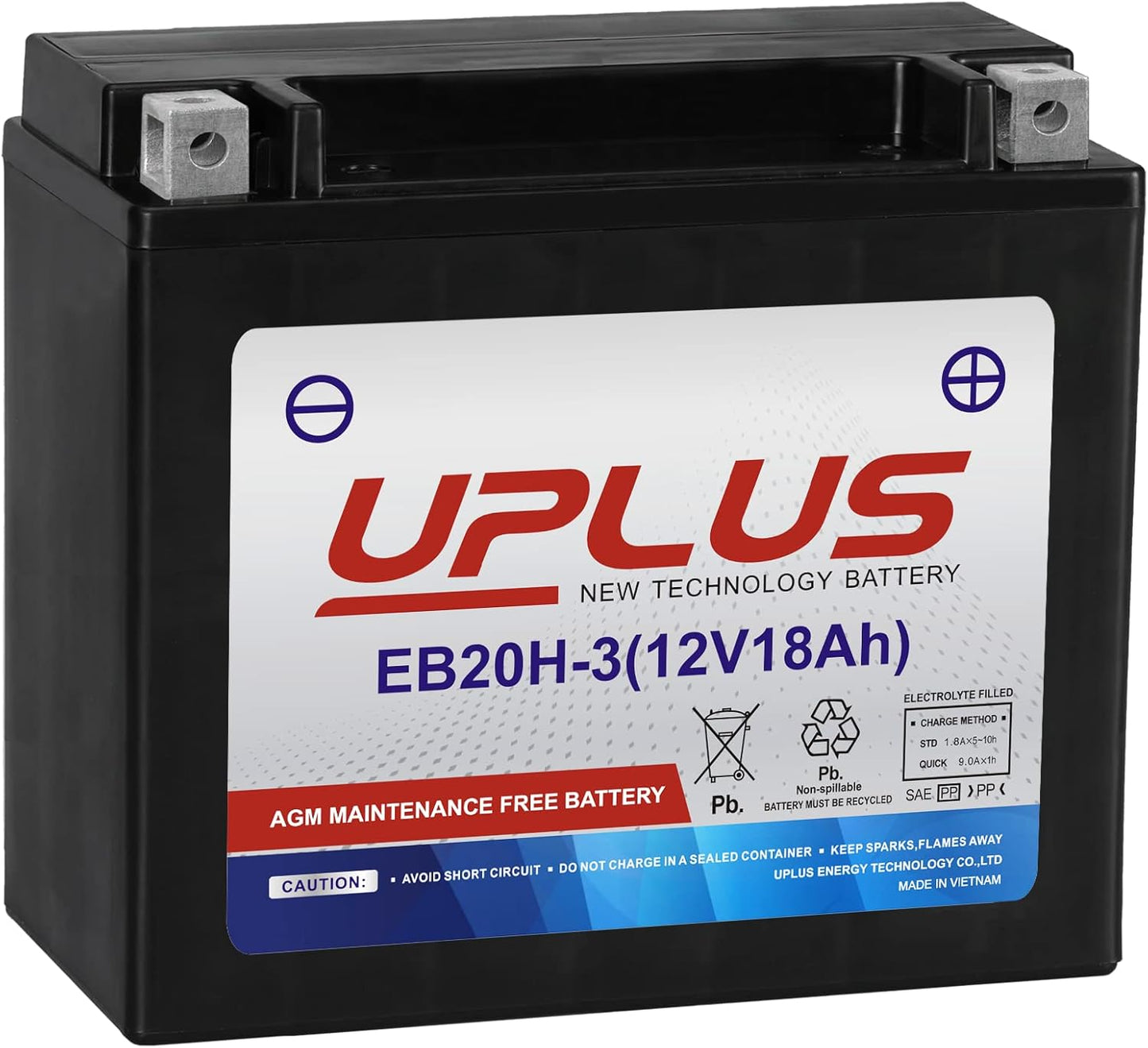 Motorcycle Battery YTX20HL-BS for UTV ATV Snowmobile Use