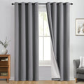 100% Blackout Curtain Panels 84 in - Thermal Light Blocking Drapes