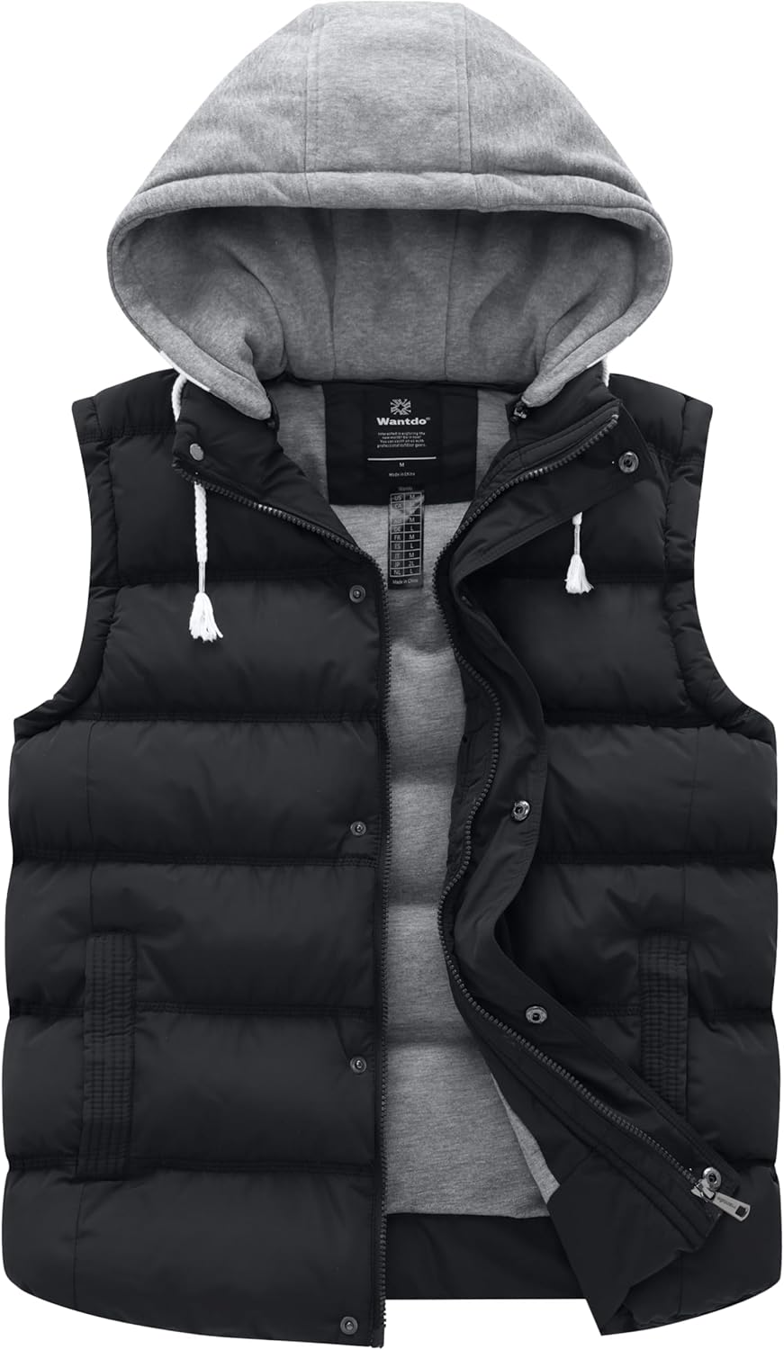 Wantdo Women's Quilted Puffer Vest for Warm Winter Wear