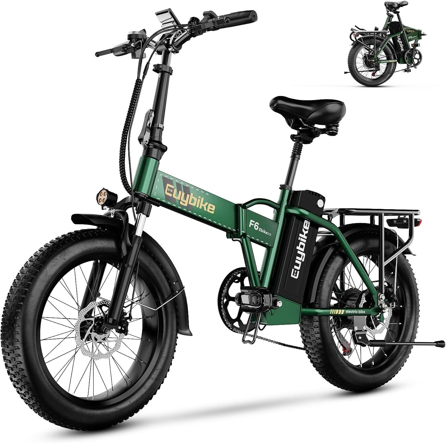 1000W Folding Electric Bike with 48V Battery for Adults