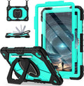 Case for Galaxy Tab A9 Plus 11 in - Rugged 360 Rotating Stand