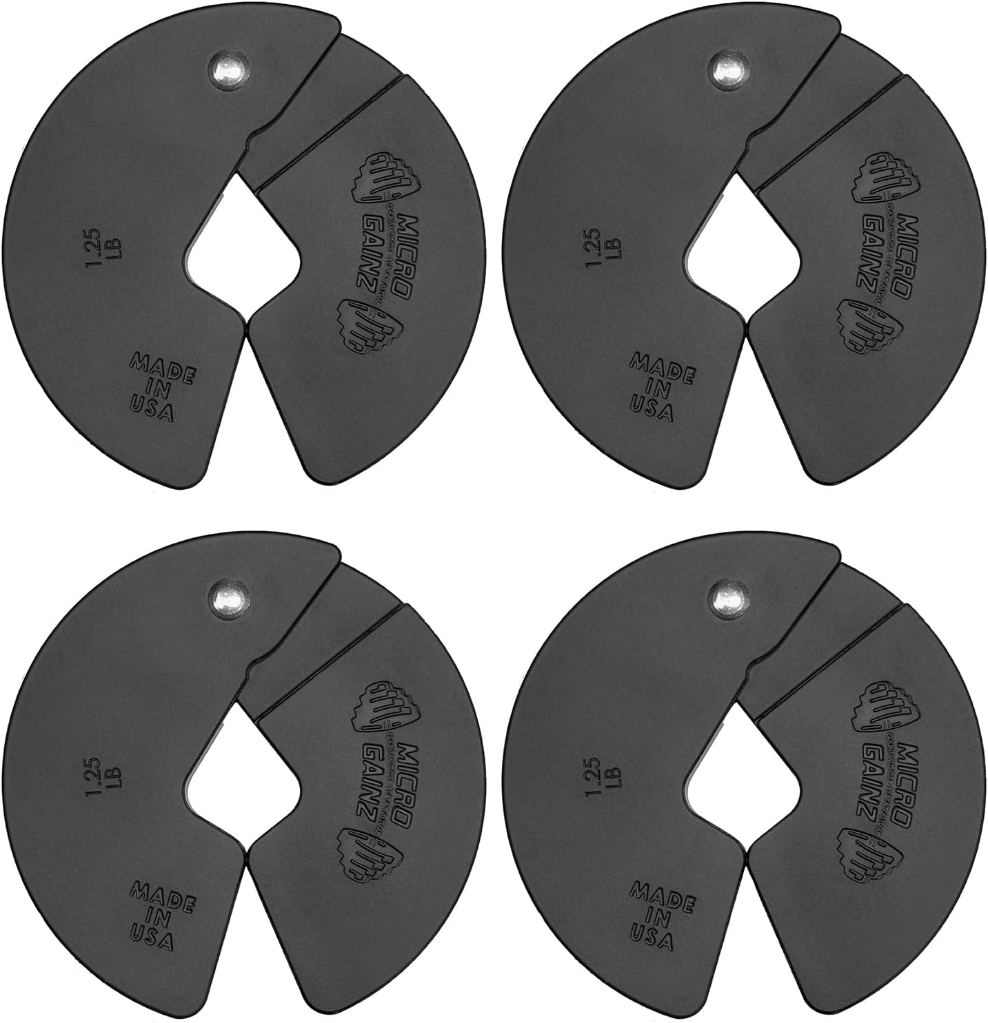 Micro Gainz 1.25lb Fractional Weight Plates for Dumbbell Training