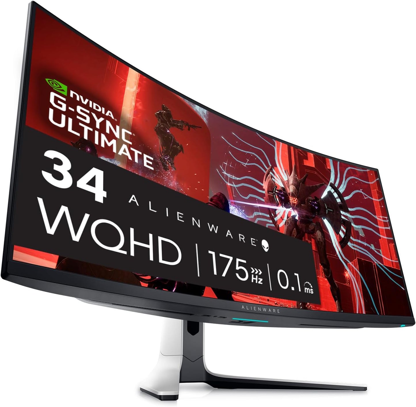 Alienware AW3423DW Curved Gaming Monitor: Immersive 34.18 in Display