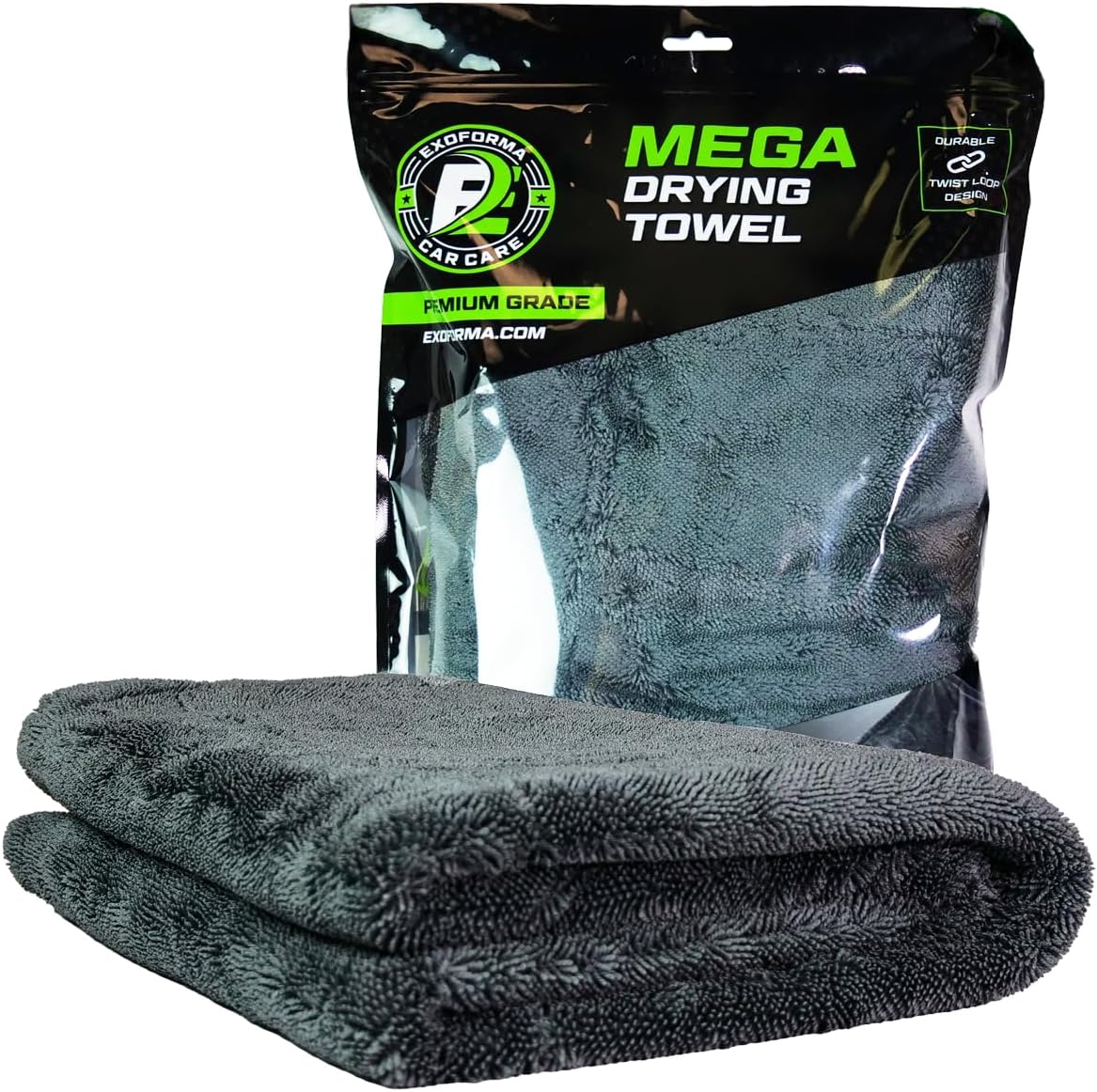 ExoForma Mega Car Drying Towel - Ultimate Streak-Free Drying