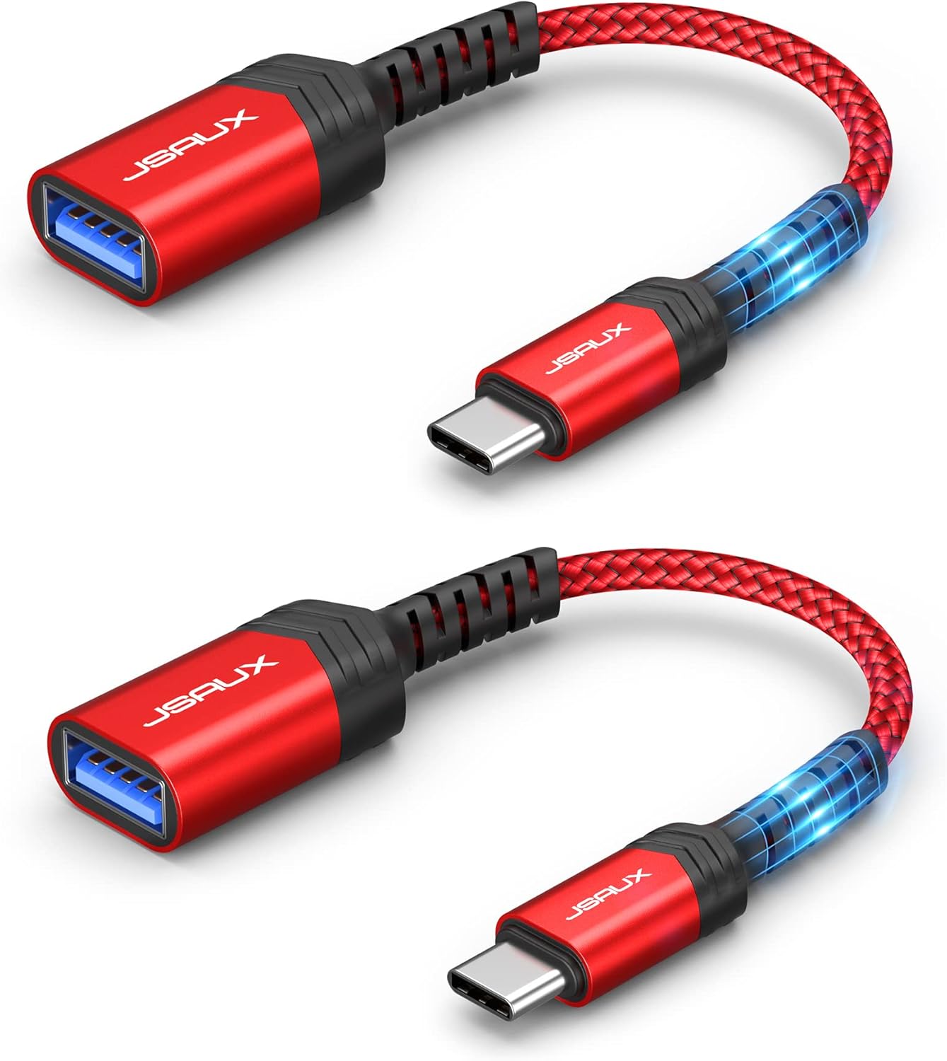 Fast Data Transfer: JSAUX USB C to USB Adapter Set