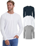 True Classic Long Sleeve Shirts for Men - Henley, Crew & Waffle Fit