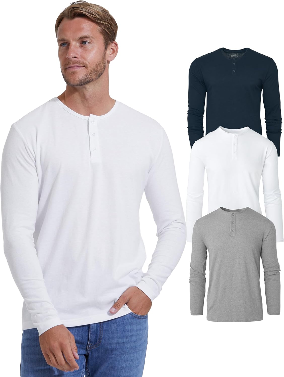 True Classic Long Sleeve Shirts for Men - Comfort and Style