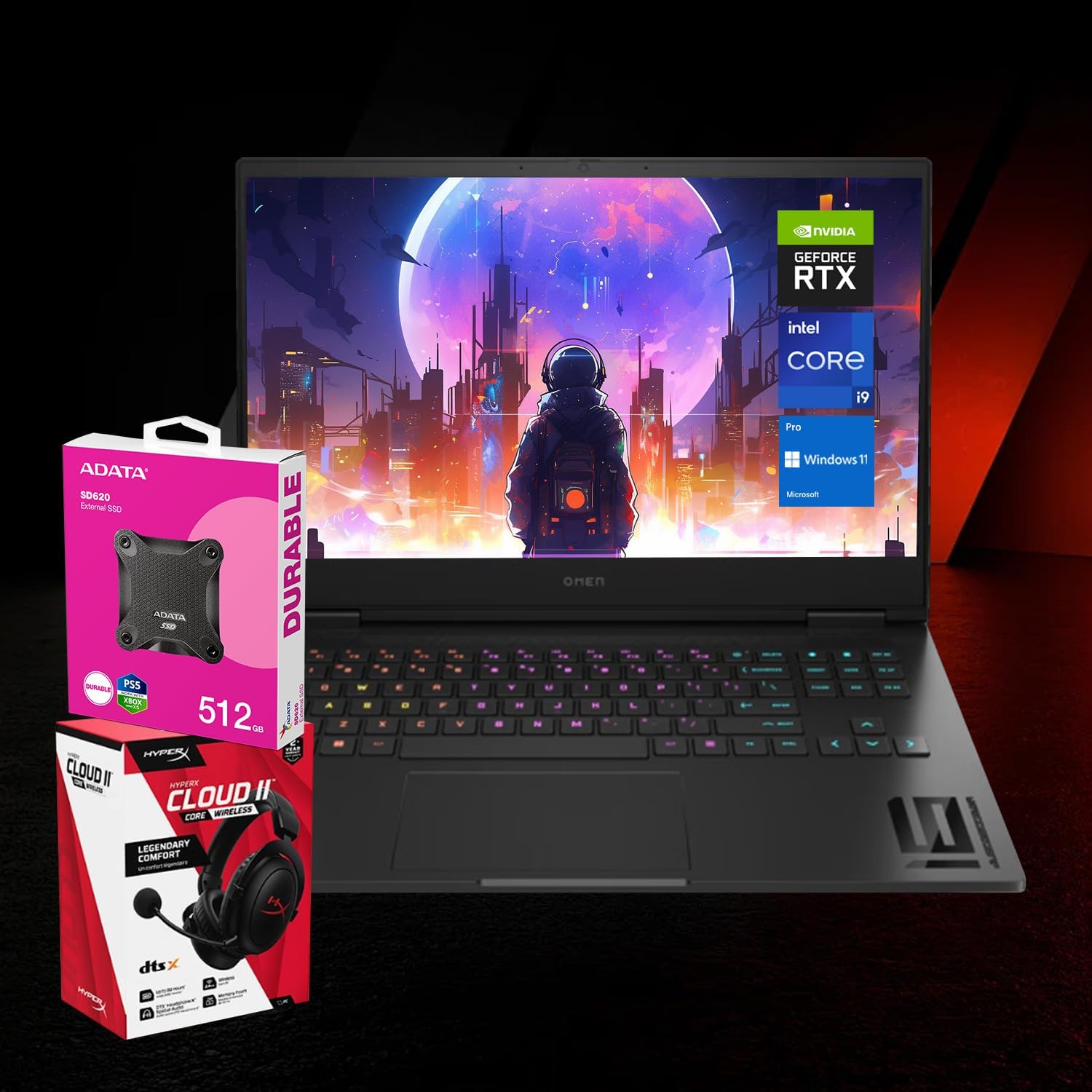 HP Omen Pro i9 RTX 4080 Gaming Laptop Bundle: Ultimate Performance