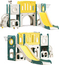 8 in 1 Toddler Slide Set - Indoor/Outdoor Playset for Toddlers