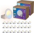 PHILIPS LED 60W Slim 6-inch Canless Downlight 24-Pack - Selectable