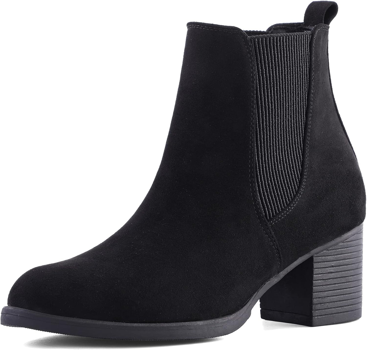 Stylish Women's Chelsea Boots with Chunky Block Heel Design
