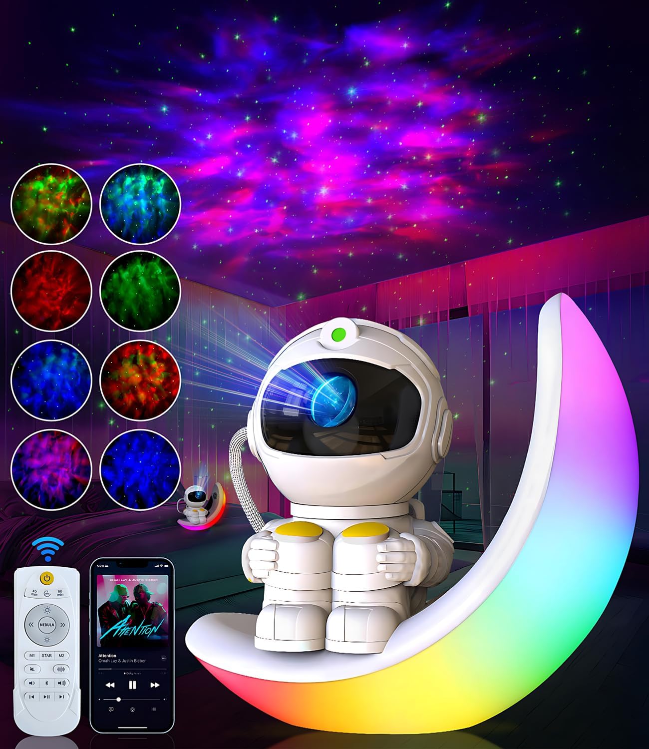 Sleep Soundly Under Stars - 3-in-1 Galaxy Projector by OSORD