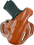 Thumb Break Scabbard OWB Holster for Men and Women - Tan Leather