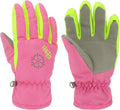 Kids Ski Gloves Winter Waterproof Snow Gloves for Boys Girls - Warm