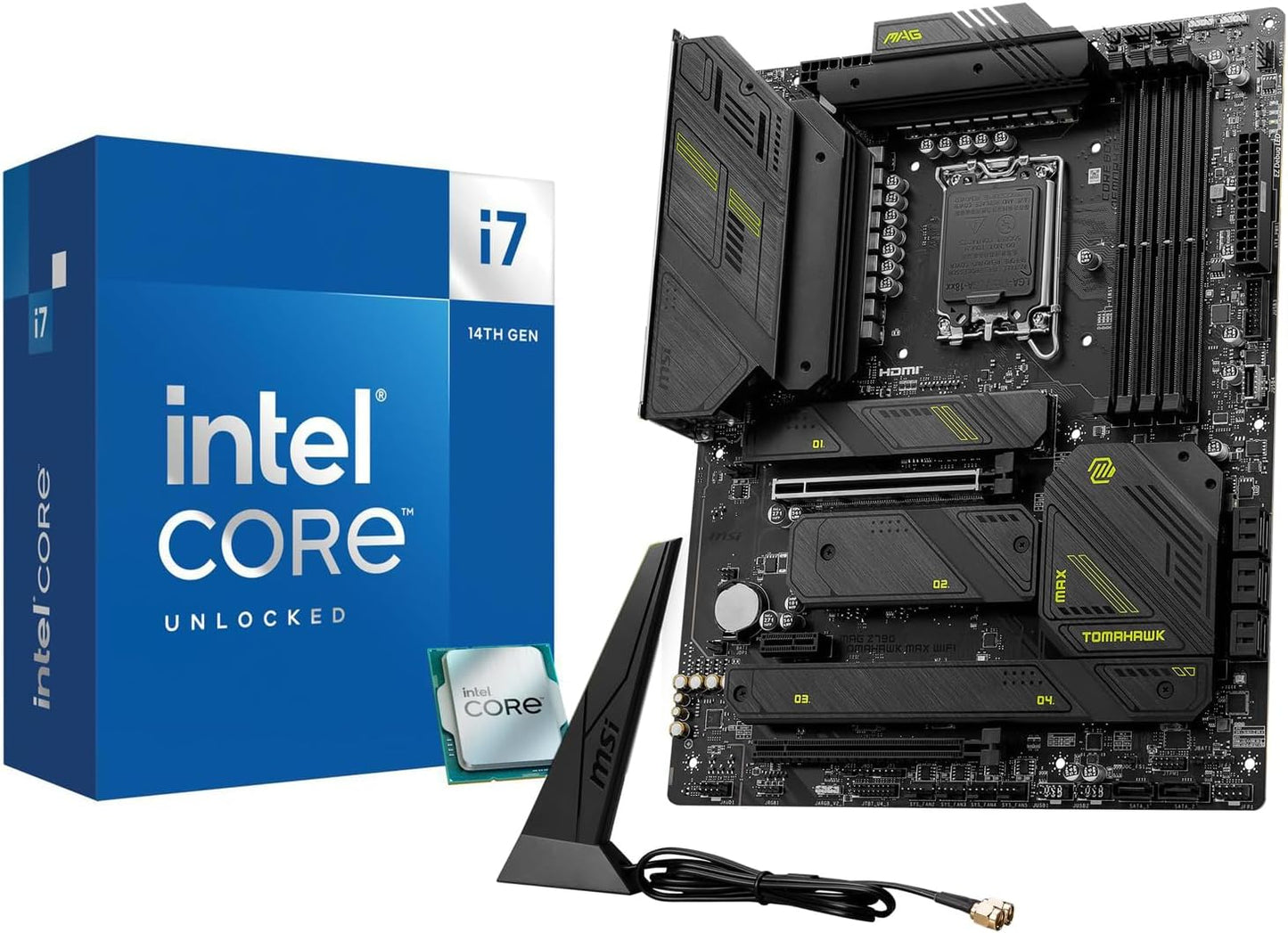INLAND CPU Motherboard Intel i7-14700K 14th Gen Powerhouse
